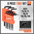 SEDY 22 Piece Mini Hex Key Allen Wrench Set - Hex/Torx, Metric/SAE (3-IN-ONE, Cr-V)