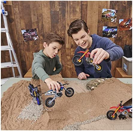 Supercross, Authentic Ricky Carmichael 1:10 Scale Collector Die-Cast Motorcycle Replica with Display Stand