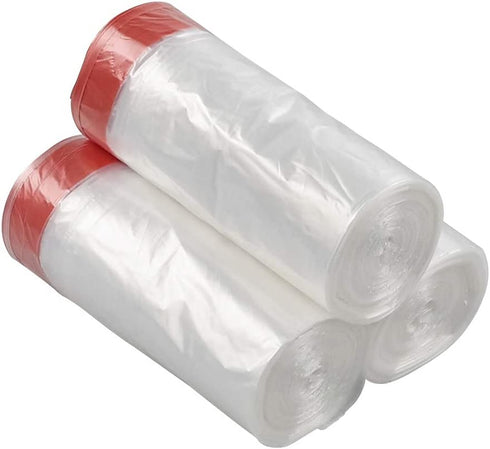 Joyeen 5 Gallon Drawstring Garbage Bags, Clear Trash Bags, 108 bags