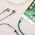 Aux Cable 30 ft Hftywy 3.5mm Male to Male Stereo Aux Cord 3.5mm Auxiliary Audio Cable Braided 1/8 Shielded AUX Headphone Cable Extension Compatible Car/Home Stereos,Speaker,iPhone iPod iPad,Headphones