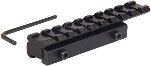 TACFUN Scope Adapter Rail Mount 22 Crossbow 3/8" Dovetail to 7/8" Weaver/w Stop Pin