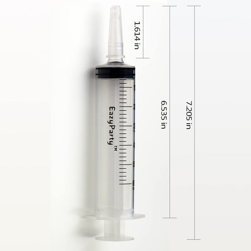 Jello Party Syringes with 5 Extra Caps, 30 Pack Reusable 2oz Plastic Party shots Syringes, and Cleaning Brush,great for filling Jello, Pudding, Patrick's Day, Graduation party