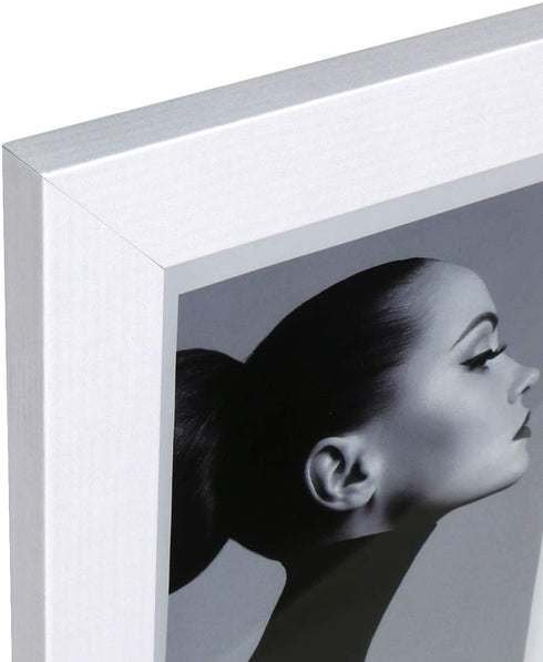Hap Tim 11x14 Picture Frame Set of 2,Each White Wood Pattern Frame with 2 Mats,Display 8x10 or Four 4x6 Photos with Mat ,11x14 Picture Without Mat for Wall Display