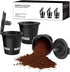 Reusable K Cups for Keurig, EZBASICS Reusable Coffee Filters Refillable Single Serve Coffee Maker, 3-Pack of Reusable Coffee Pods, Black