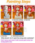 Yileqi Paint Your Own Mermaid Painting Kit, Mermaid Toys Paint Mermaid Crafts and Arts Set for Girls Ages 4 5 6 7 8 9 10 Years Old, Non Ceramic & Non Fragile, Kids Piggy Banks Birthday Gift