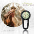 Lancardo Clip On Quartz Watch for Men and Women Glow in The Dark Backpack Buckle Belt Fob Watch for Doctors Nurses Chefs Hiking or Climbing