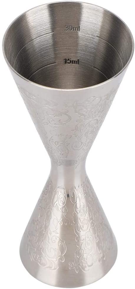 30ml 45ml Beautiful Stainless Steel Jigger with Scale Drink Wine Measuring jigger for bartending Cup Bar Accessories Pourer Measuring Tool