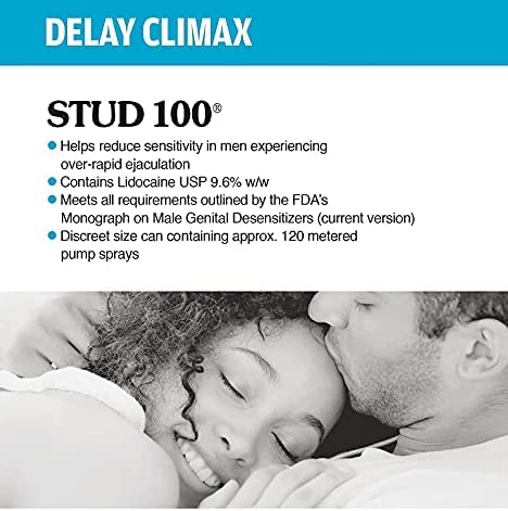 Stud 100 Male Genital Desensitizer Spray, 7/16- Fl. Ounce Box (Pack of 1