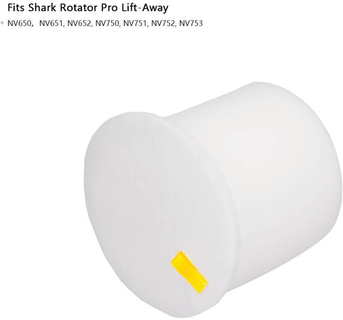 I clean 2 Packs Replace Shark NV752 Filters, Replacement Hepa Filters Compatible with Shark Rotator Powered Lift-Away TruePet (NV752 NV751 NV650 NV651),APEX AX950, AX951, AX952 Part # XFF650 & XHF650
