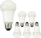 TCP 9W LED Light Bulbs (60 Watt Equivalent), A19 - E26, Medium Screw Base, Non-Dimmable, Soft White (2700K) (Pack of 6)