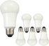 TCP 9W LED Light Bulbs (60 Watt Equivalent), A19 - E26, Medium Screw Base, Non-Dimmable, Soft White (2700K) (Pack of 6)