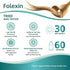 Folexin Hair Growth Support Supplement for Women & Men with Biotin, Vitamin B6 & Other Hair Vitamins for Thicker Hair Growth & Hair Health Support. 60 Capsules