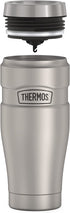 THERMOS Stainless King Vacuum-Insulated Travel Tumbler, 16 Ounce, Matte Steel