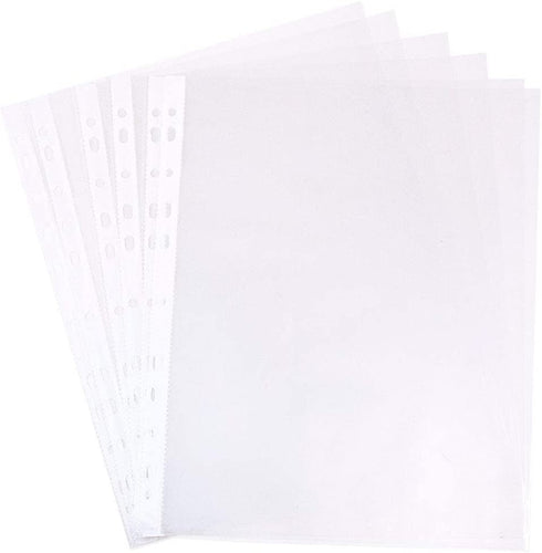 JAM PAPER Sheet Protectors - Fits Standard 8 1/2 x 11 Paper - Clear - 10 Document Sleeves/Pack