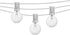 Mr Beams 5W G40 Bulb Incandescent Weatherproof Indoor/Outdoor String Lights, 50 ft, White, Feet