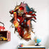 ZI XIN Superhero Wall Stickers Iron Man Wall Decals Excellent Vinyl Wall Decor for Boys Room Living Room (Size 35.4 x 23.6 inch)