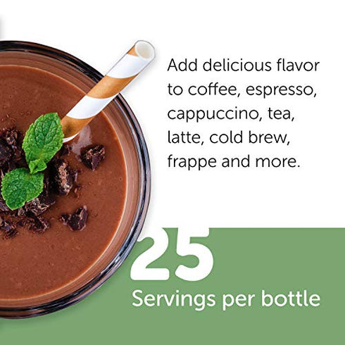 Jordan’s Skinny Syrups Mint Chocolate Chip, Sugar Free Flavoring Syrup, 25.4 Ounce Bottle
