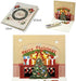 eZAKKA Christmas Cards, 3D Christmas Cards Pop Up Holiday Greeting Gifts Cards with Envelopes for Xmas Merry Christmas New Year, 5-Pack