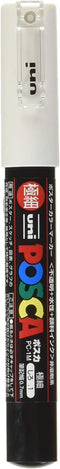 Posca Acrylic Paint Marker, Extra Fine, White