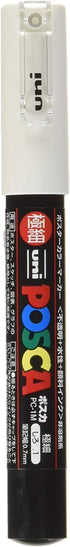 Posca Acrylic Paint Marker, Extra Fine, White