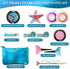 TOKIA Mermaid Makeup Kit for Girls, Big Pieces Kids Makeup Kit for Age 8-12, Safe & Washable Mermaid Makeup Toys, Great Birthday Idea for Little Girls 3 4 5 6 7 8 9 10 Years Old