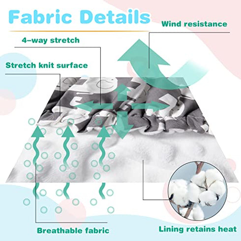 SMTTW Baby Car Seat Covers, Infant Car Canopy for Spring Summer Autumn Winter, Universal Fit, Snug Warm Breathable, Car Seat Canopy for Boys Girls (Squirrel)