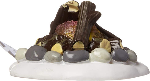 Department 56 Accessories for Villages Lit Fire Pit Accessory Figurine