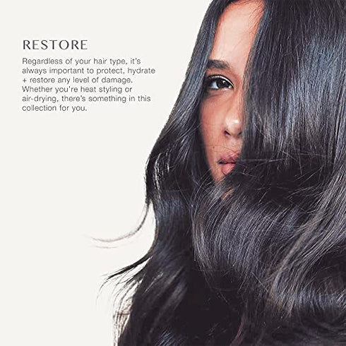 Kristin Ess Hair Weightless Shine Air Dry Creme - Adds Texture + Shine, Calms Frizz, Softens + Smooths Hair, Vegan, Color + Keratin Safe, 5 fl oz