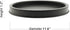 SUJUN Matte Black Metal Candle Holder Tray, Home Decor Accessories for The Coffee Table and Dining Table Large