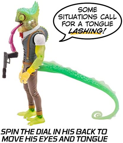 Alter Nation Sham Human Chameleon Alligator Hybrid Web Cartoon Dark Horse Comics Graphic Novel Action Figure with Thermal Color Changing Body & Mini Comic Book Great Gift for Kids 6 & Up