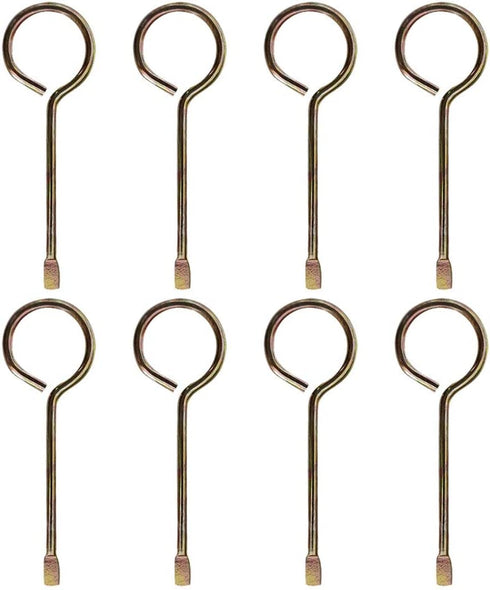 Interior Bedroom Bathroom Door Emergency Key, Key Pin for Interior Privacy Door Lock Compatible - 8 Pack