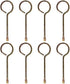 Interior Bedroom Bathroom Door Emergency Key, Key Pin for Interior Privacy Door Lock Compatible - 8 Pack
