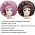 Satin Bonnet Silk Bonnet with Elastic Tie Band Adjustable Straps Hair Bonnet Jumbo Size for Sleeping Satin Bonnet Stretchy Tie Band for Women Long Curly Braid Hair (Pink)