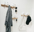 HaakLux Bird Hat Hook,Wall Hanger Decor Hooks,Mounted Resin Cast Ceramic,Tree Branch with Unique Hanging White Dove for Coat Towel Key Clothes in Bathroom Kitchen Bedroom Living Room(2 Birds)