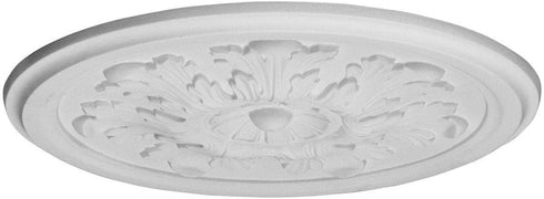 Ekena Millwork CM12LE Legacy Acanthus Ceiling Medallion, 12 3/4"OD x 7/8"P (Fits Canopies up to 3 1/2"), Factory Primed