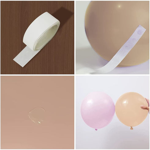 Incarnadin Macaron Orange Balloon Garland Arch kit backdrop 134pcs Rosy Metallic White Balloons Set fancy decoration for Wedding Birthday Balloons Graduation Party babyshower.
