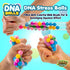 YoYa Toys DNA Balls Stress Balls Fidget Pack - Colorful Beads Squeezing Stress Relief Ball For Adults and Kids - Squishy Rubber Balls Toys Great For ADHD, Stress, Anxiety, Bad Habits and More - 3 Pack