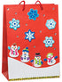 Baker Ross AR685 Snowman Foam Stickers - Pack of 120, for Kids' Christmas Crafts and Art Projects, Cards, Party Bags, and Ornaments, White