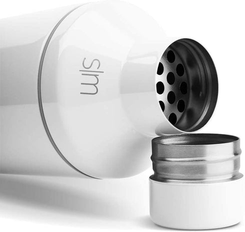 Simple Modern Cocktail Martini Shaker with Jigger Lid Gift Set | Vacuum Insulated Boston Mixer Stainless Steel | Compatible with Classic Tumbler Collection | Winter White