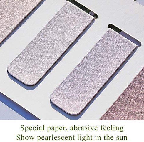 10 Pieces Magnetic Bookmarks Magnet Page Markers Assorted Book Markers Set for Students Reading (Classic Syle, 2.3 x 0.8 Inch)