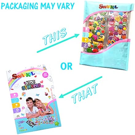 Kids Stickers 1000+, 40 Different Sheets, 3D Puffy Stickers for Kids, Bulk Stickers for Girl Boy Birthday Gift, Scrapbooking, Teachers, Toddlers, Including Animals, Stars, Fishes, Hearts and More