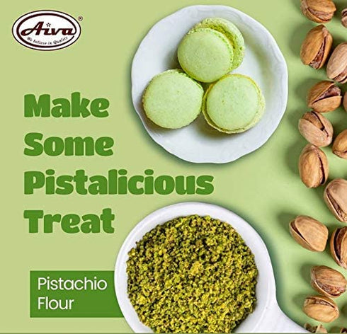 Aiva Pistachio Flour (Ground Pistachio) 7 ounce ( 200gm )