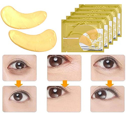 CCbeauty 10-Pack Collagen Crystal Lip Mask Eye Mask Nose Blackhead Mask Care Gel MIX Package