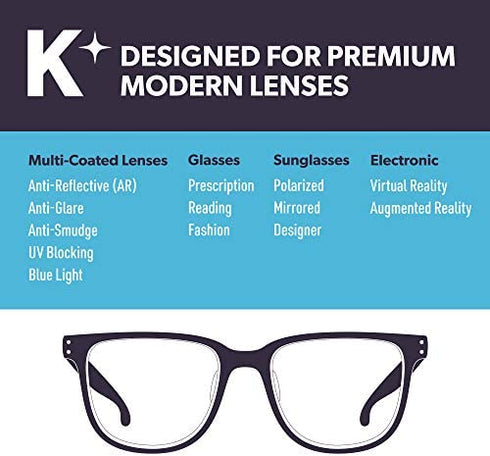 Koala Eyeglass Lens Cleaner Spray Kit | American Made | 2 Ounces + 1 Koala Cloth | Streak and Alcohol Free | Carefully Engineered Glasses Cleaner | Safe for All Lenses (Pack of 2)