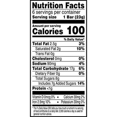 Kellogg's Frosted Flakes Cereal Bars, Kids Breakfast Bars, School Snacks, Original, 4.8oz Box (6 Bars)