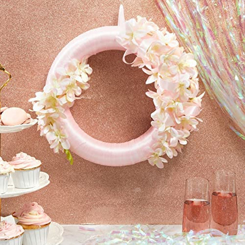 12 Inch Foam Wreath Forms, Round Craft Rings for Front Door Christmas Decorations, Holidays, Thanksgiving (3 Pack)