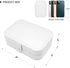 small jewelry box - mini jewelry box - Women travel jewelry case, Portable small jewelry organizer for Rings Earrings Necklace, Gifts for Girls Women ( White)