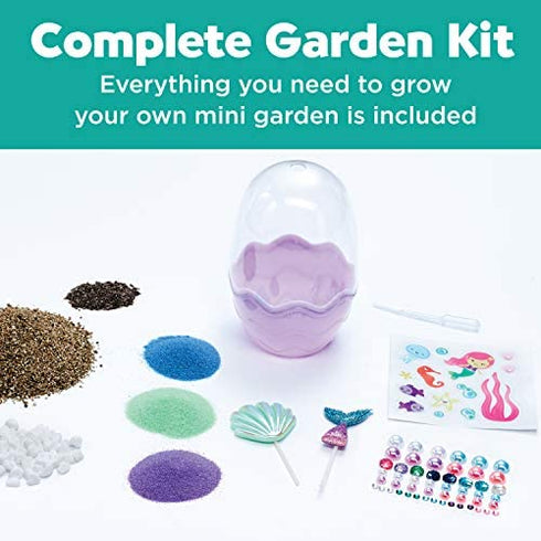 Creativity for Kids Mini Garden: Mermaid Terrarium - Mermaid Gifts for Girls and Boys, Arts and Crafts for Kids 6+
