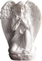wsmart Guardian Angel Statue Shelf Living Room Bedroom Decor Figurines Gifts for Women (White Resin)
