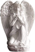 wsmart Guardian Angel Statue Shelf Living Room Bedroom Decor Figurines Gifts for Women (White Resin)